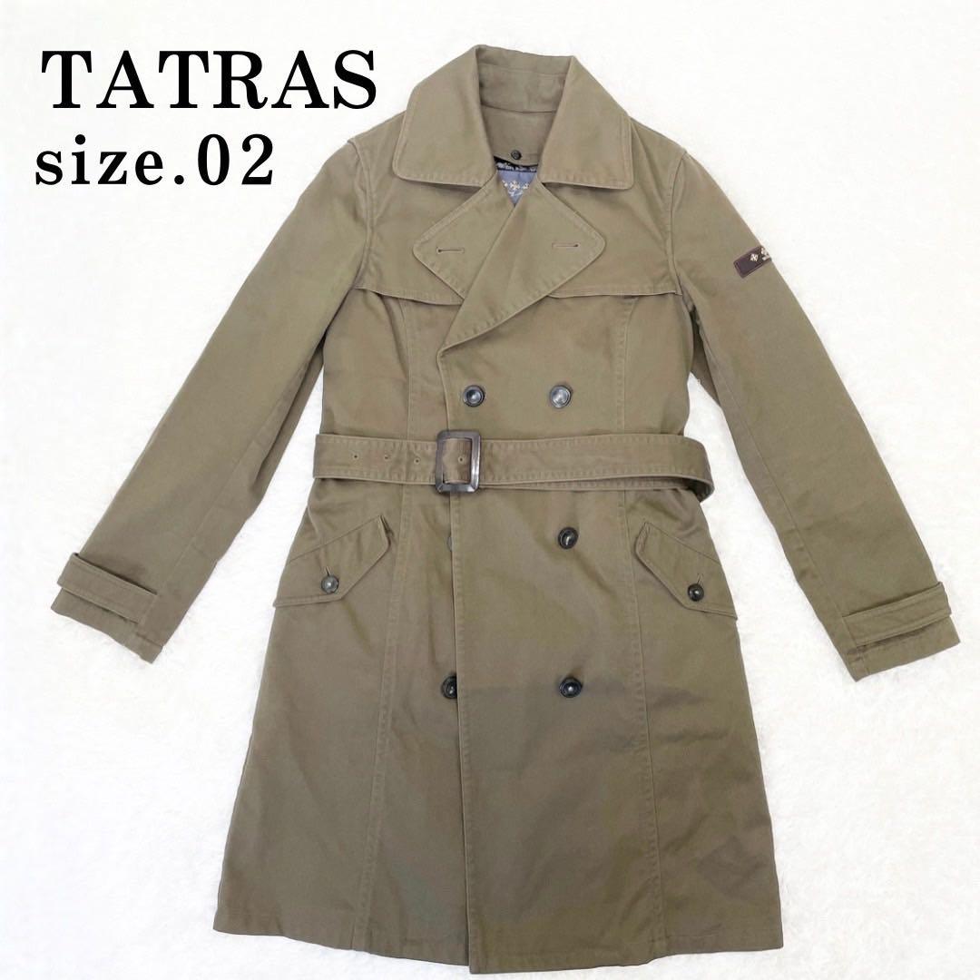 タトラス　ダウンライナー付き　トレンチコートコート　カーキ 02