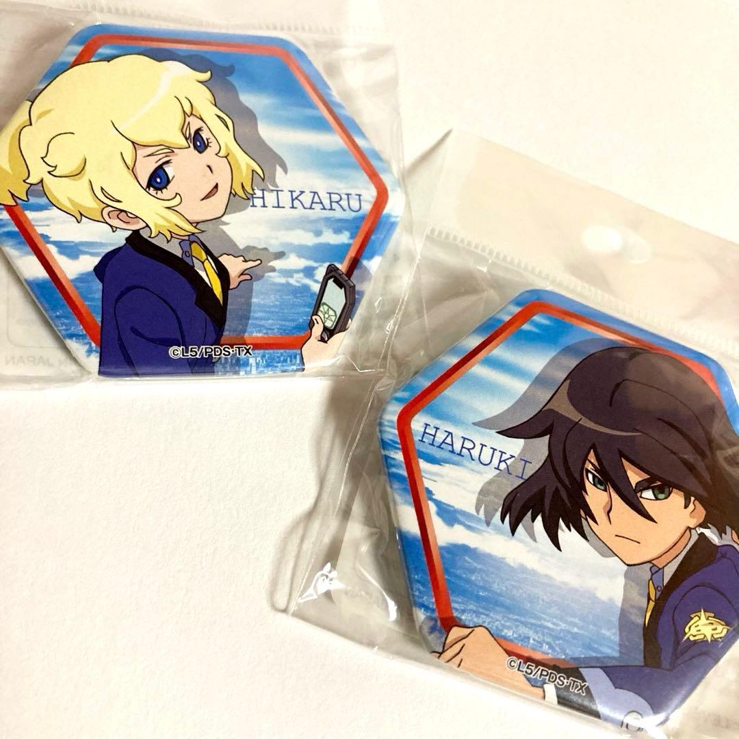 貴重⭐️星原ヒカル 出雲ハルキ ダンボール戦機ウォーズ ハニカム缶