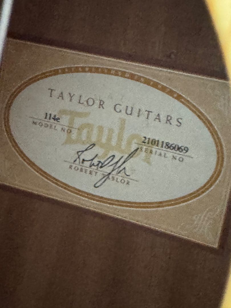 ノン様 Taylor 114e ES2 (エレアコ) 美品 ※純正ハードケース付 - メルカリ