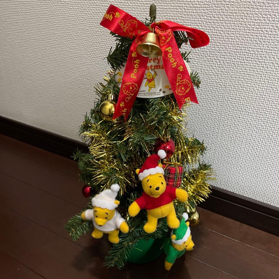 くまのプーさんクリスマスツリー ミニサイズ - メルカリ