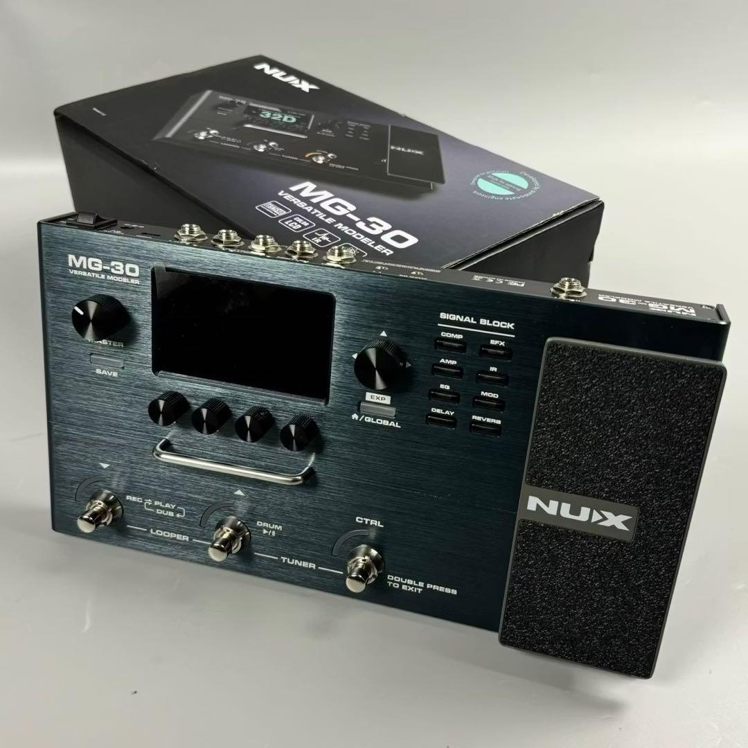 NUX MG–30 ギターマルチエフェクター　付属のフットスイッチなし