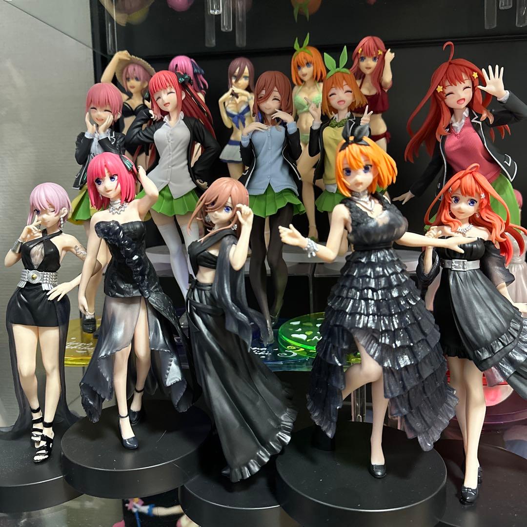 五等分の花嫁 フィギュアセット 15体 かわいさ500％！『五等分の花嫁』ネグリジェ姿の中野五姉妹の