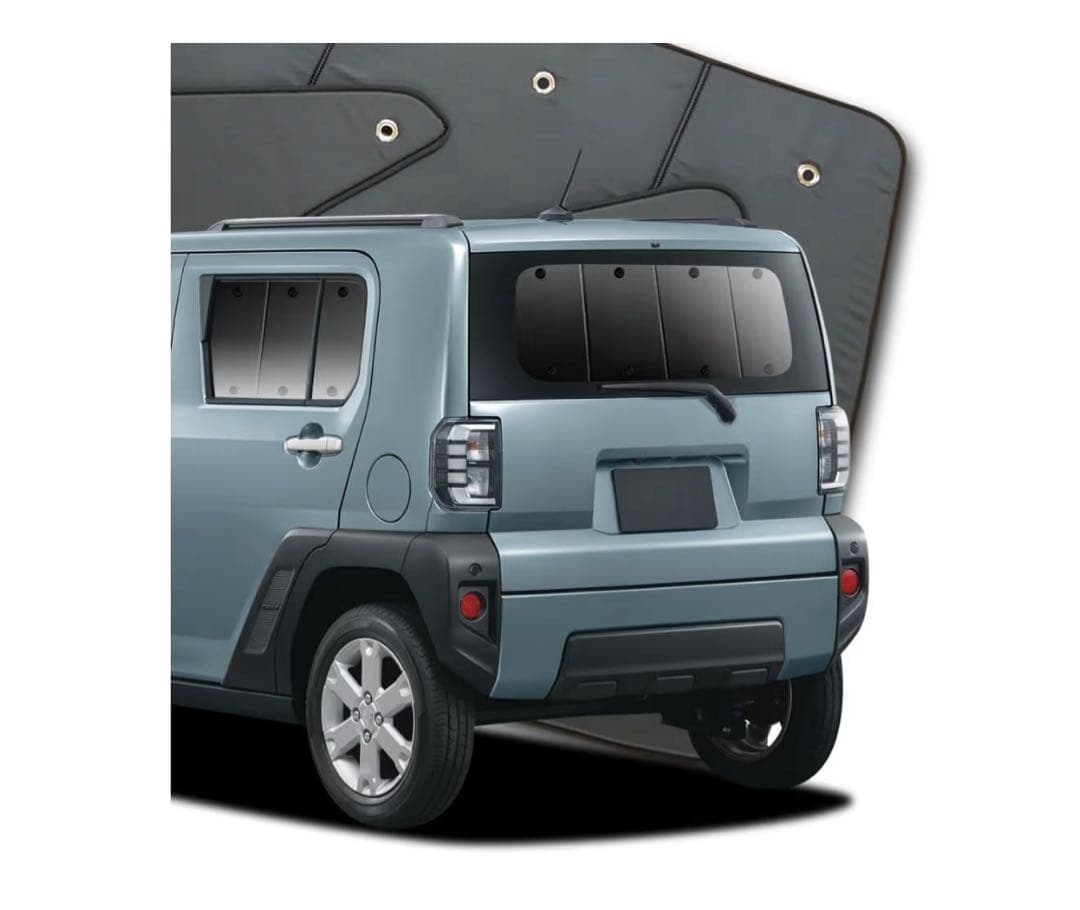 ダイハツタフト専用　高級サンシェード（アトマイズ製）フルセット