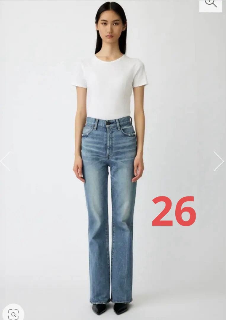 【水通しのみ未使用】MVSフレア　26インチ MOUSSY | MVS L/BLU FLARE (フレア ) |SHEL'TTER WEBSTORE