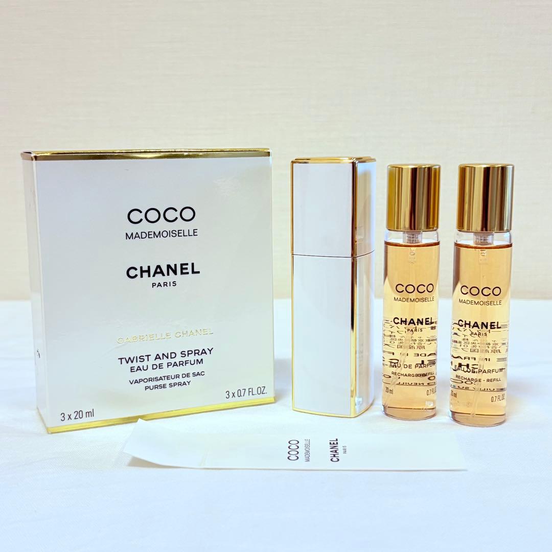 シャネル　ココマドモアゼル　ツイスト&スプレー　20ml 本体＋リフィル　セット