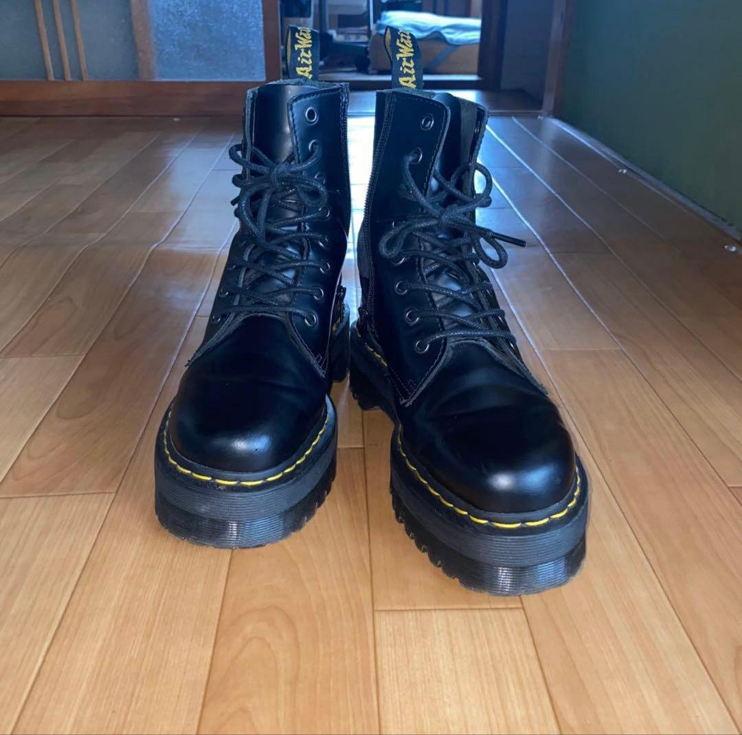 ドクターマーチン jadon 厚底ブーツ UK6 ブラック Dr.Martens（ドクターマーチン） Dr.Martens JADON PISA jadon 8ホール