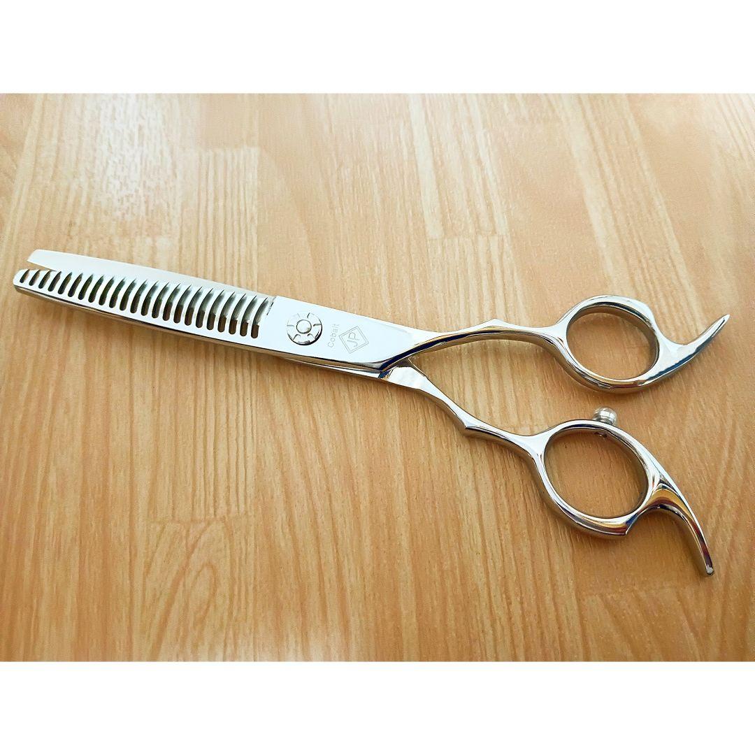 Power◎✨プロ用セニングシザー両面可プロ用ハサミ理美容師＋トリマートリミング