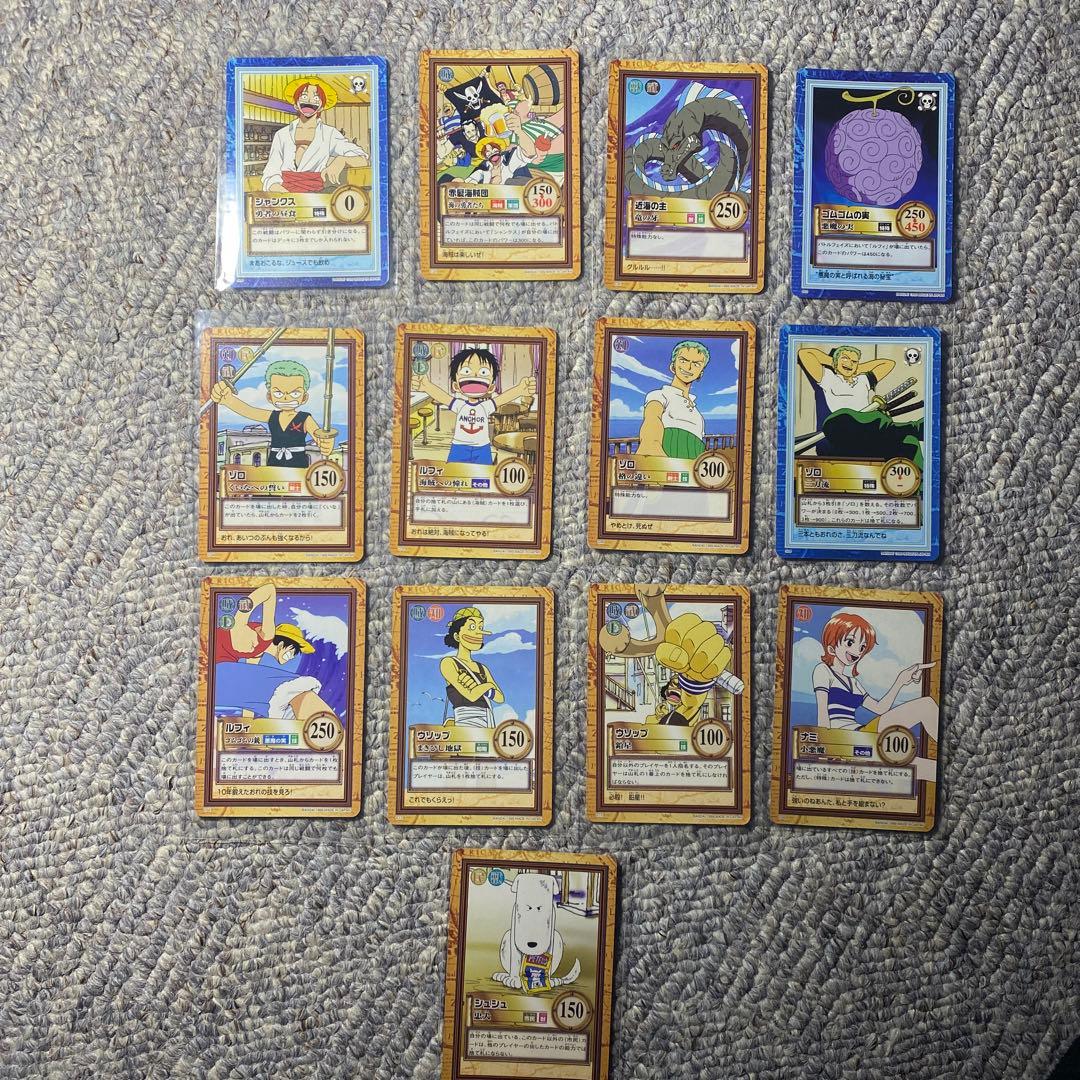 ワンピースカードダス　1999年　ゾロ　ルフィ