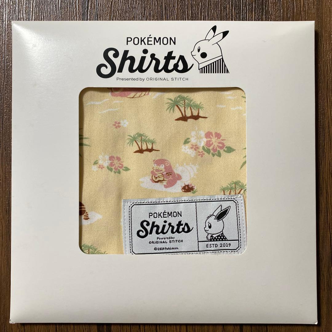 ポケモンシャツ 先行販売オーダー注文限定特典 ボタンホールハンカチ ヤドラン