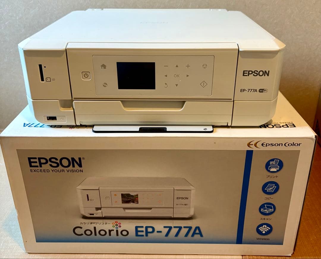 (通電確認 動作確認済)EPSON EP-777A プリンター