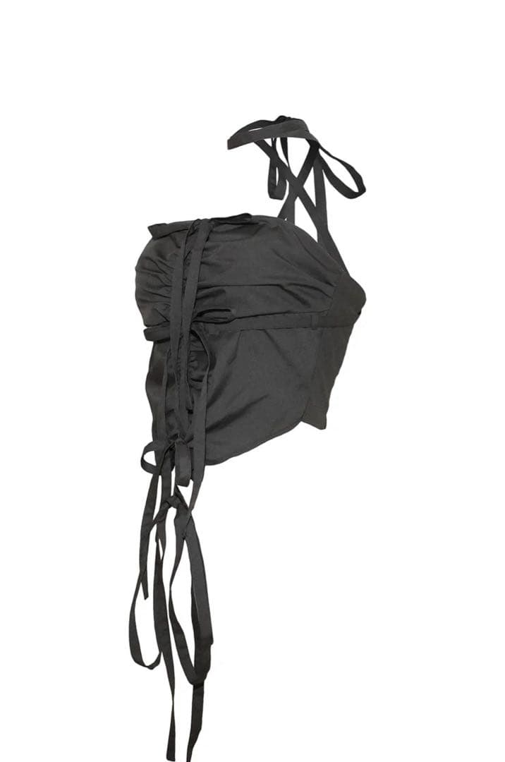 トップス S ribbon gather tops THEREDTHERED