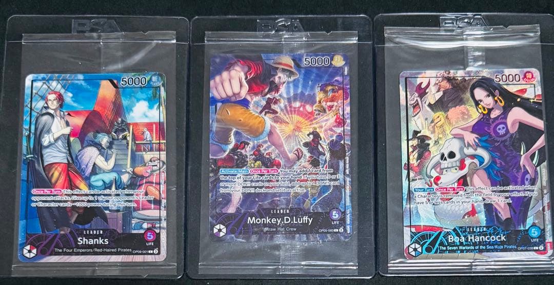 ワンピース　PSA マガジン　プロモ　ルフィ　シャンクス　ハンコック　セット