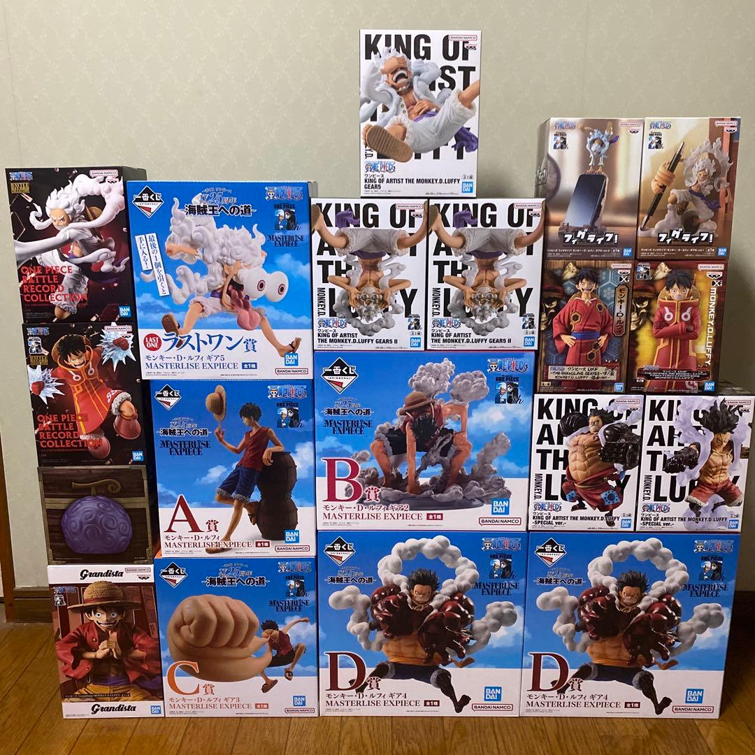一番くじ ワンピース フィギュアコンプ + ルフィスペシャルセット‼︎ 一番くじ ワンピース MONKEY.D.LUFFY－冒険の記憶と未来への航路－｜一