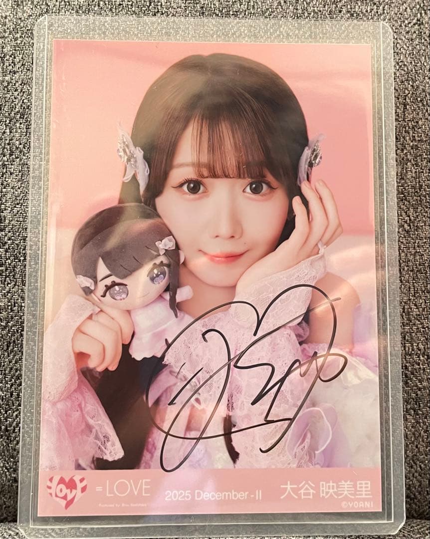 大谷映美里 モーリーコラボ③ヨリ直筆