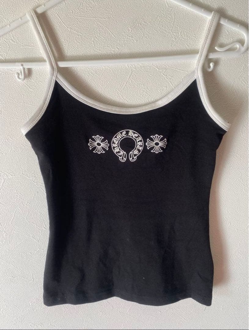 Chrome Hearts ブラックキャミソール CHROME HEARTS(クロムハーツ) キャミソール(レディース) - ブランド