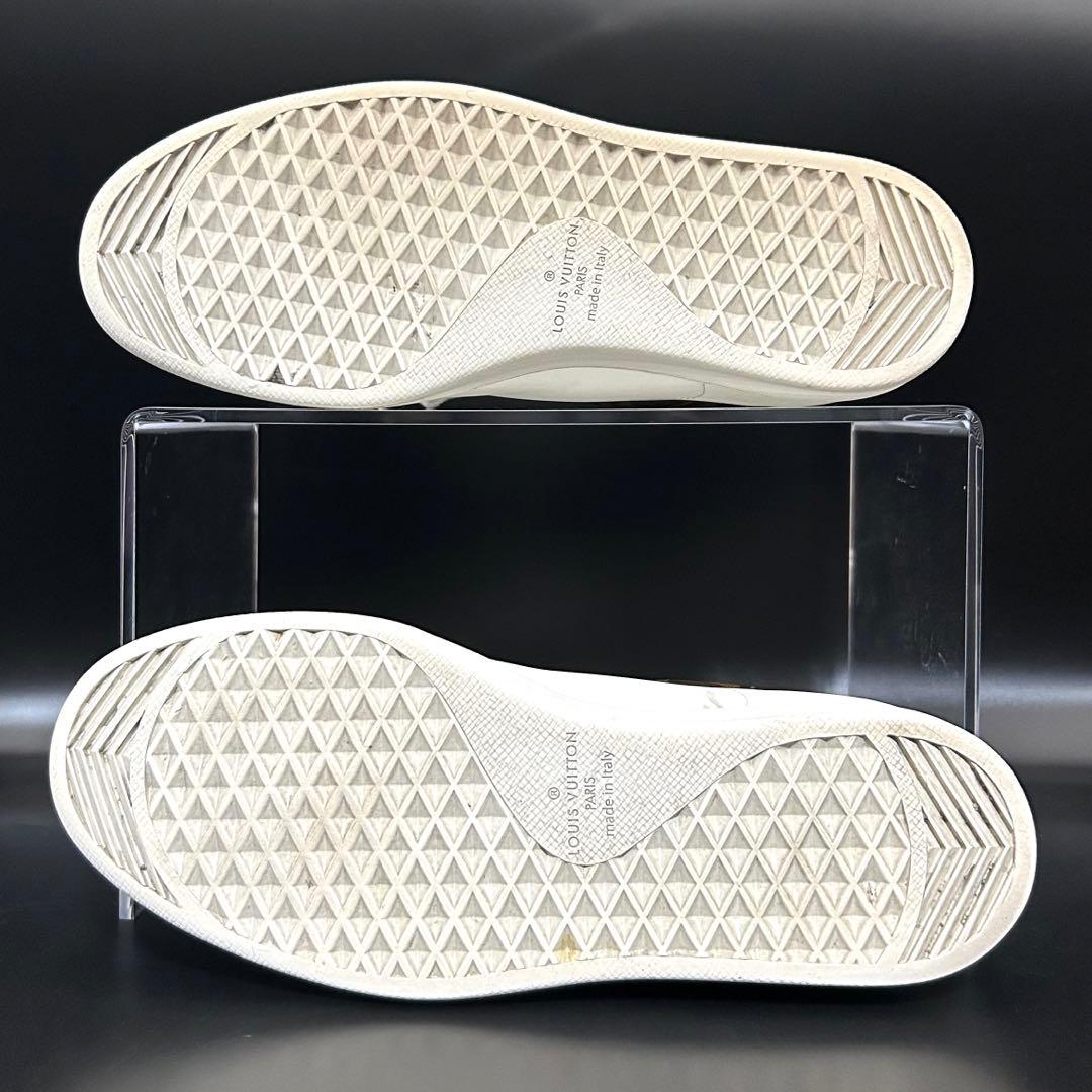 美品】ルイヴィトン ルクセンブルグライン スニーカー メンズ レザー