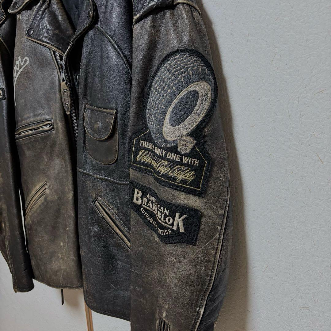 Lee TREVOR トレボー レザージャケット ライダースジャケット - メルカリ