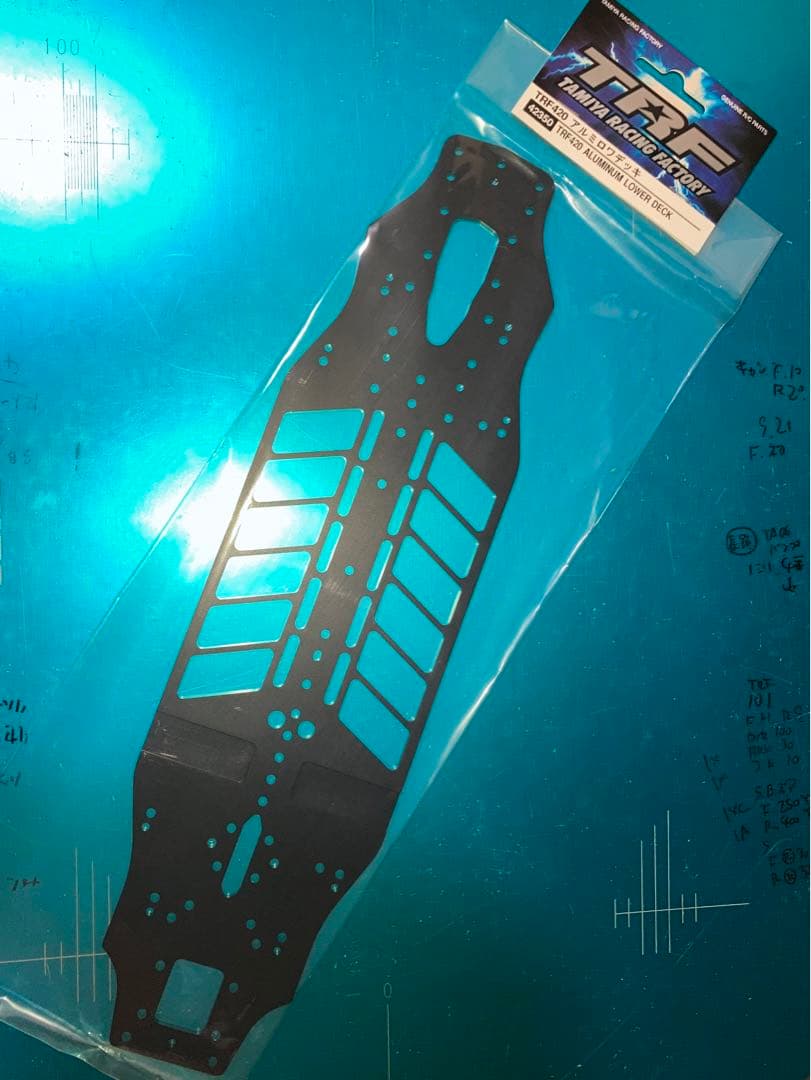 おーりとーりTRF420アルミロワデッキ+カーボンアッパーデッキ3枚セット RDX用 カーボン製 メインシャーシ&アッパーデッキセット [D1-CGS01