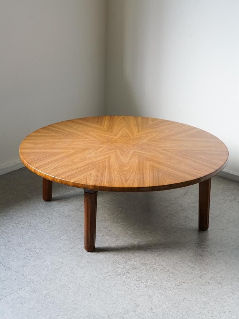 70's \"MOLPAR\" ドイツ 折りたたみテーブル 円卓 ミッドセンチュリー