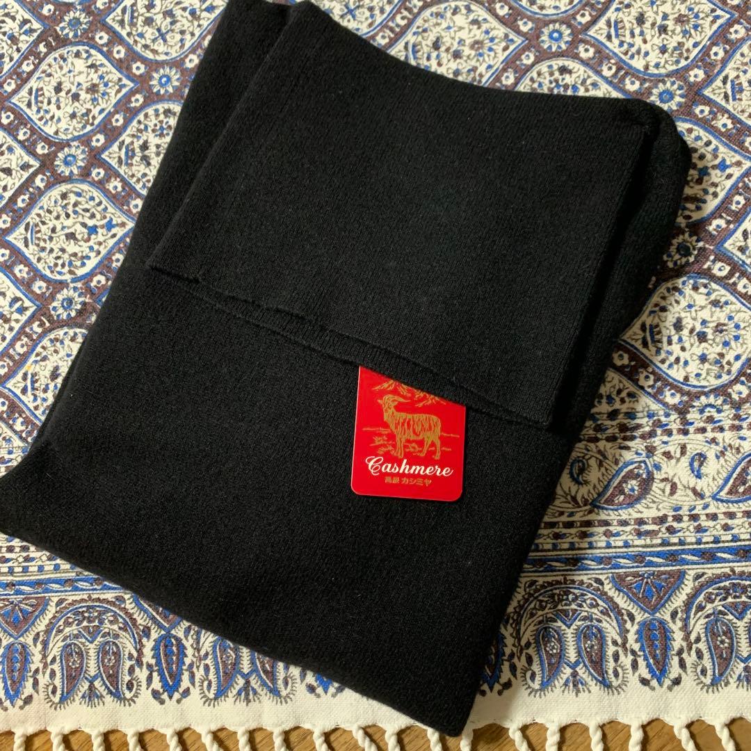 かのさま専用　新品　カシミヤ100% タートルネックセーター　黒　M DESHENG (デシェン) カシミヤ100％ 無地 タートルネック セーター