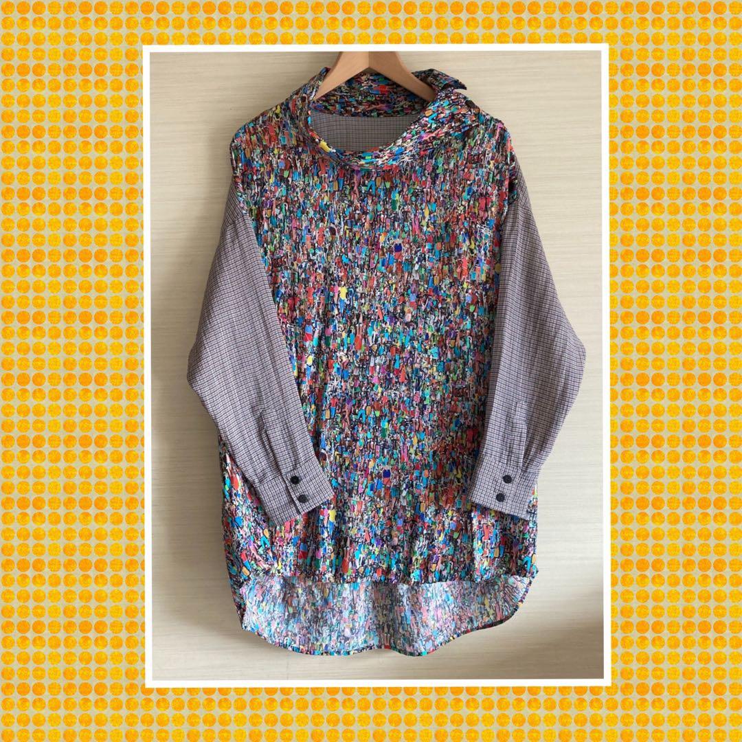 ◆ Sensounico Cube-Cube チュニック丈ブラウス ◆ 38