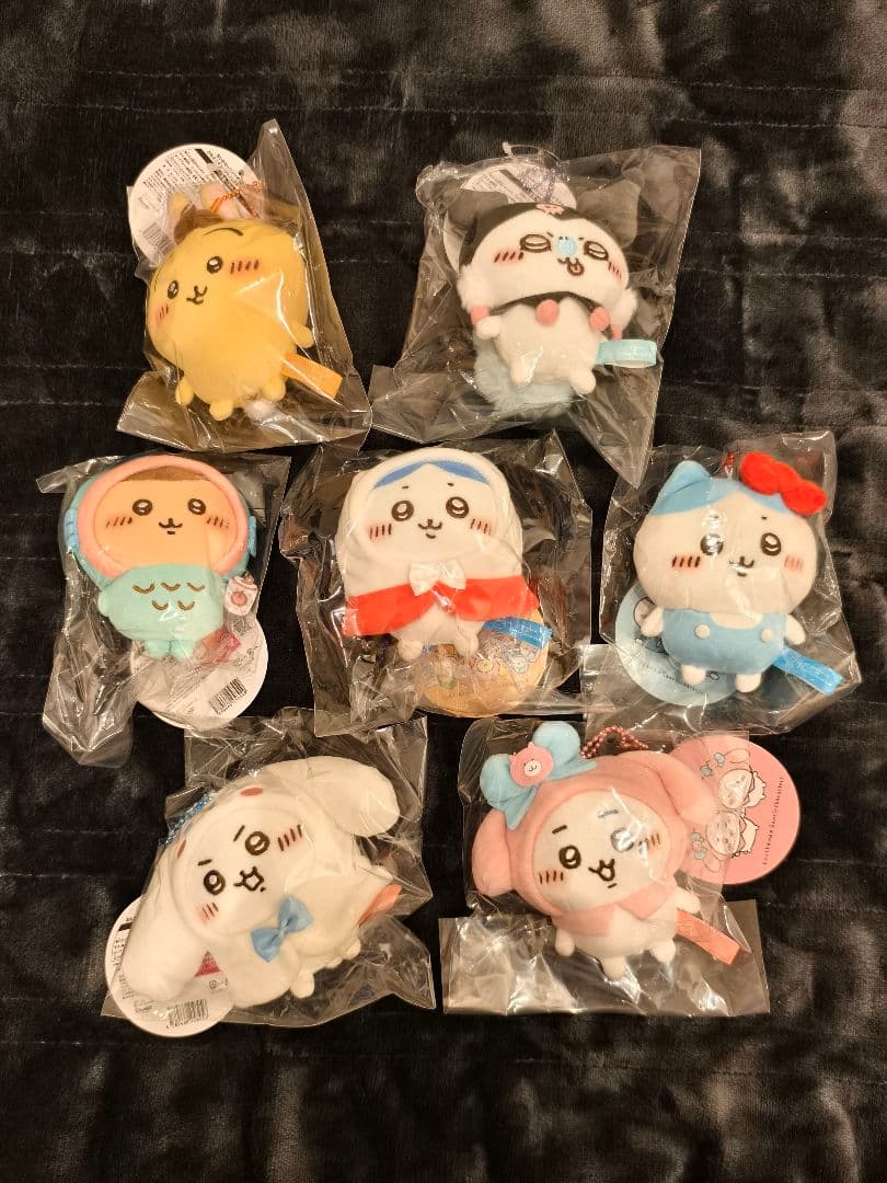 ちいかわ サンリオキャラクターズ ぷちミニマスコット 7種コンプリートセット
