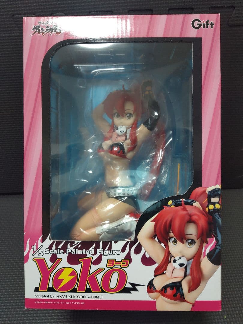天元突破グレンラガン ヨーコ 1/5 フィギュア Gift 未開封 中古】(本体B+/箱B)天元突破グレンラガン ヨーコ 1/5 完成品フィギュア