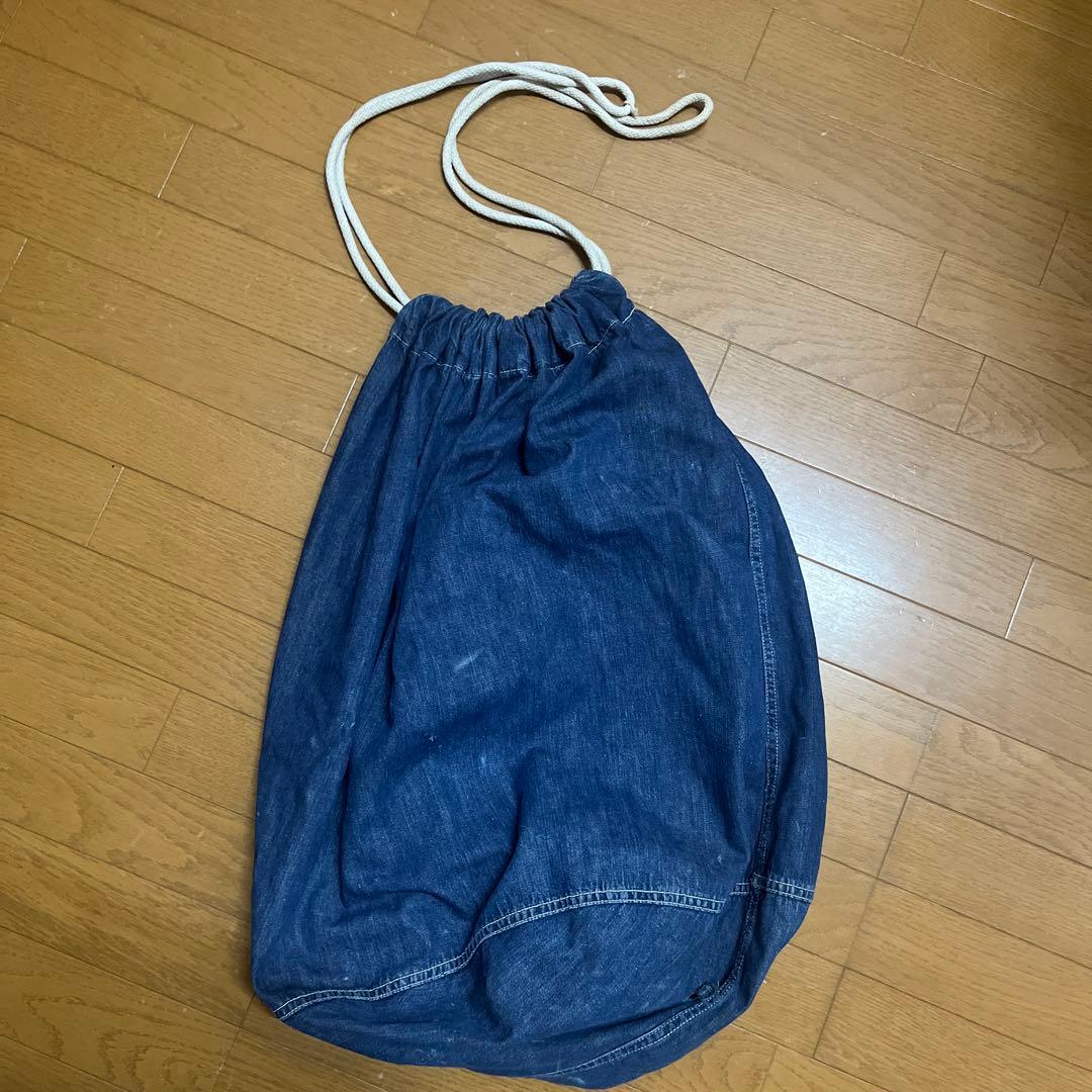 ビンテージ US ミリタリー デニム ランドリーバック