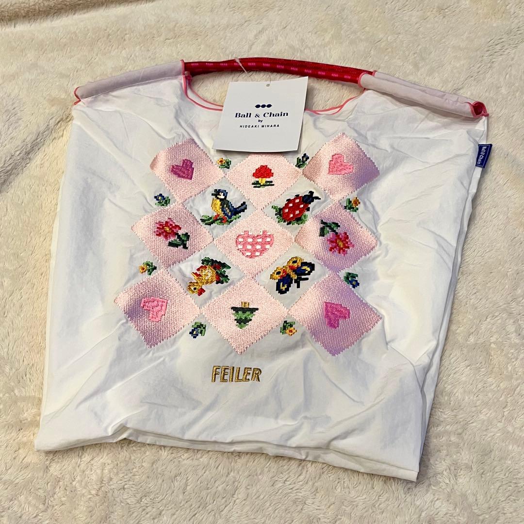 FEILER ボール&チェーン 刺繍 エコバッグ お花 ハイジ フェイラー フェイラー『ハイジ』の新作&人気商品が期間限定で勢揃い！限定