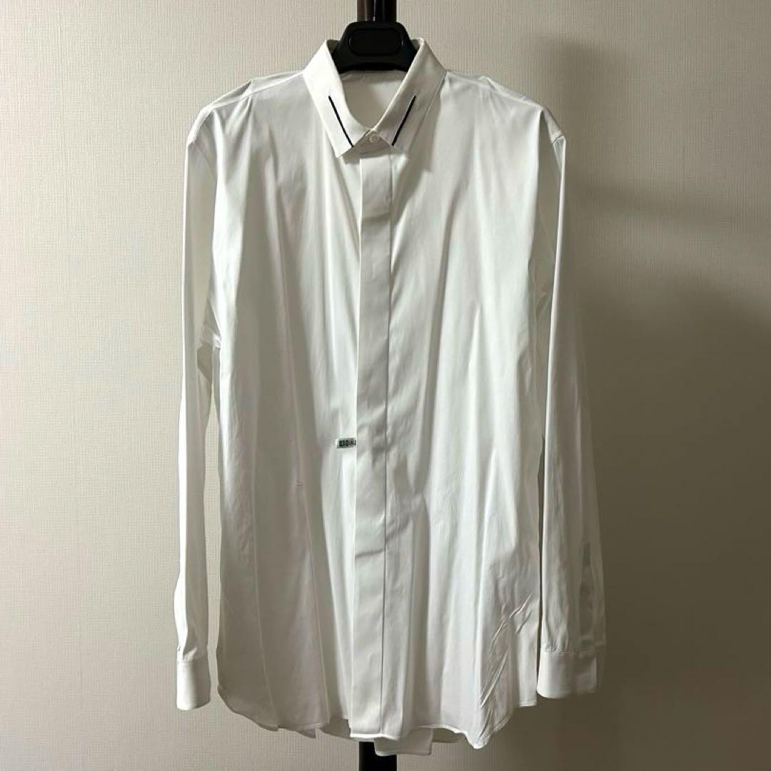 Dior homme 白シャツ bee白刺繍 サイズ40 ワイシャツ ドレスシャツ 長袖 蜂刺繍 38 M 白 ホワイト（2023/04/19