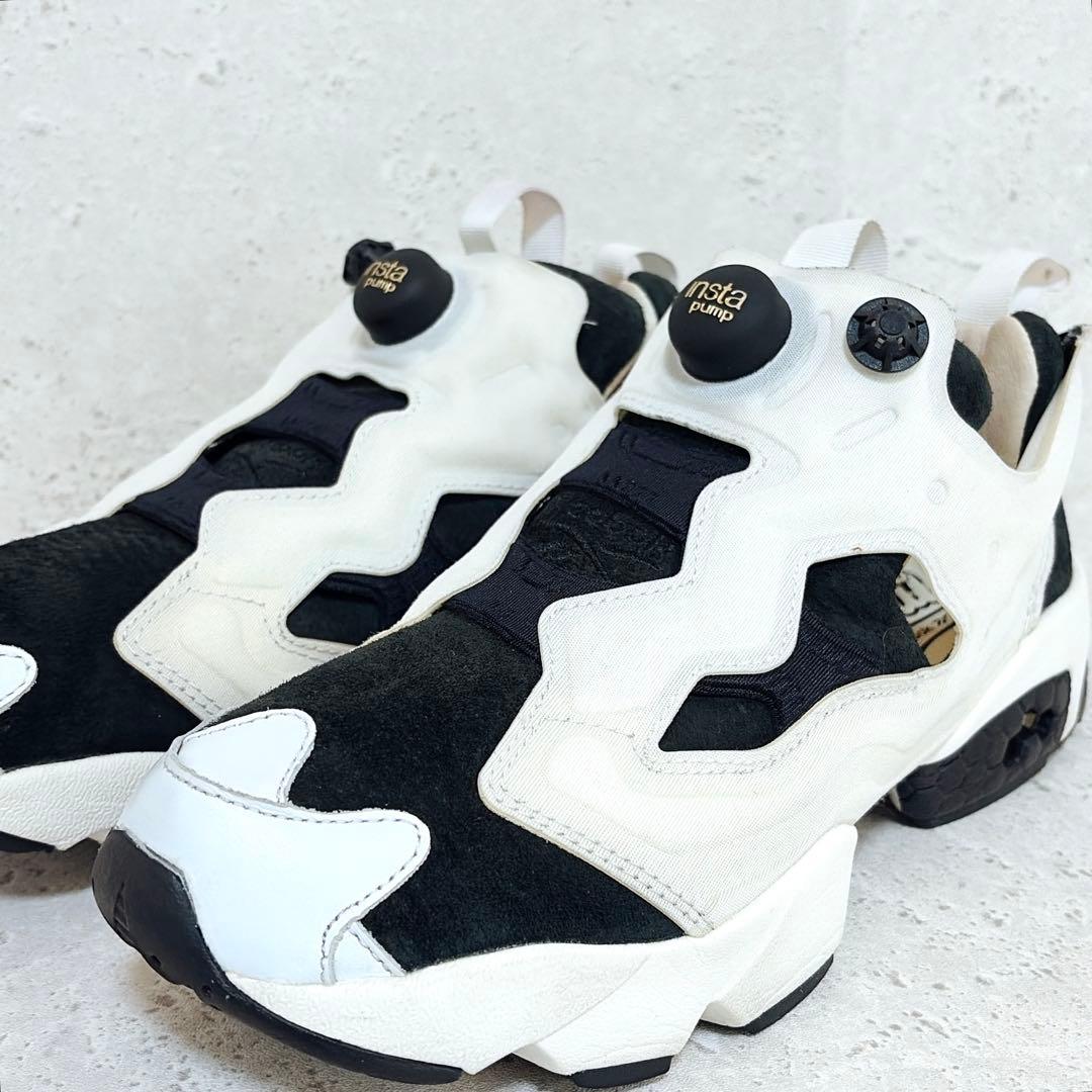 リーボック インスタポンプフューリー スニーカー ブラック ホワイト 26cm
