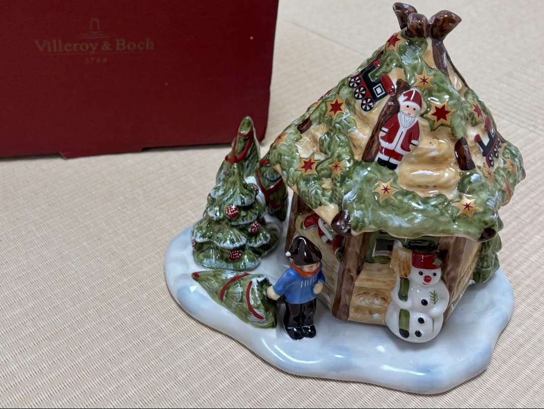 ひ*く様 ＊未使用＊【ビレロイ&ボッホ】クリスマス キャンドルホルダーハウス