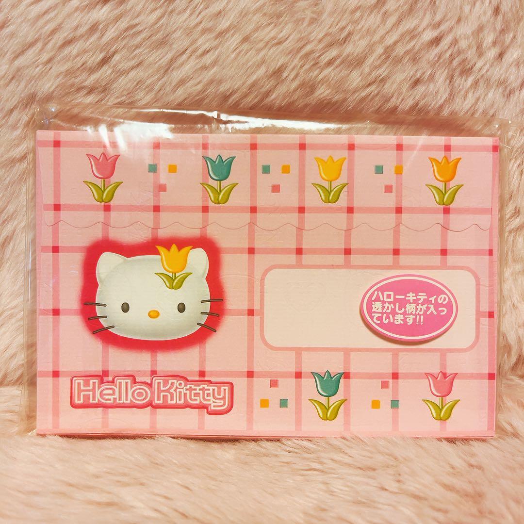 希少レア ハローキティ ハナ 平成レトロ レターセット メモ ファイル