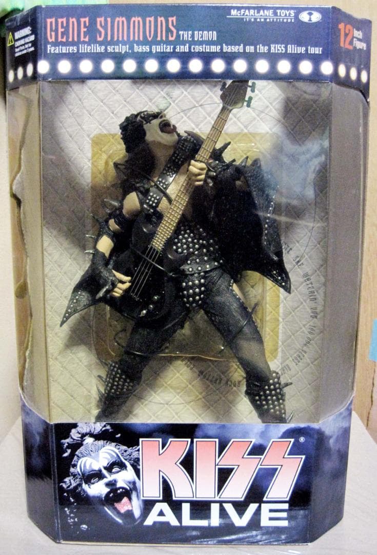 キッスアライブツアー 1975 ジーン・シモンズ 12インチフィギュア