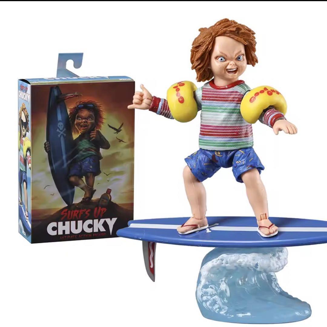 新品　NECA Chucky チャッキー　サーフズアップ　ネカ　フィギュア 新品 NECA Chucky チャッキー サーフズアップ ネカ フィギュア - メルカリ