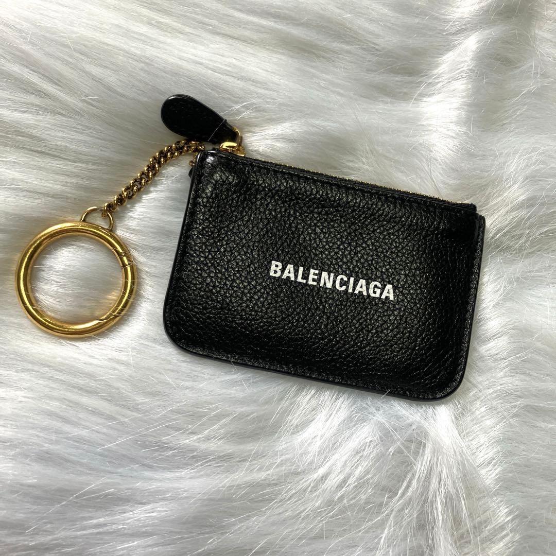 バレンシアガ　キーリング　ストラップ　財布　小銭入れ　0703
