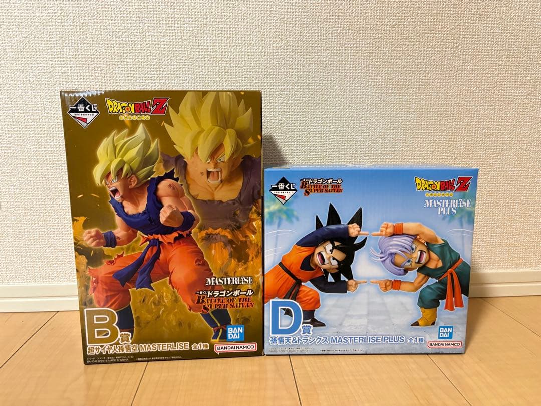 ドラゴンボール B賞 超サイヤ人孫悟空 D賞 孫悟天＆トランクス　おまけ付き