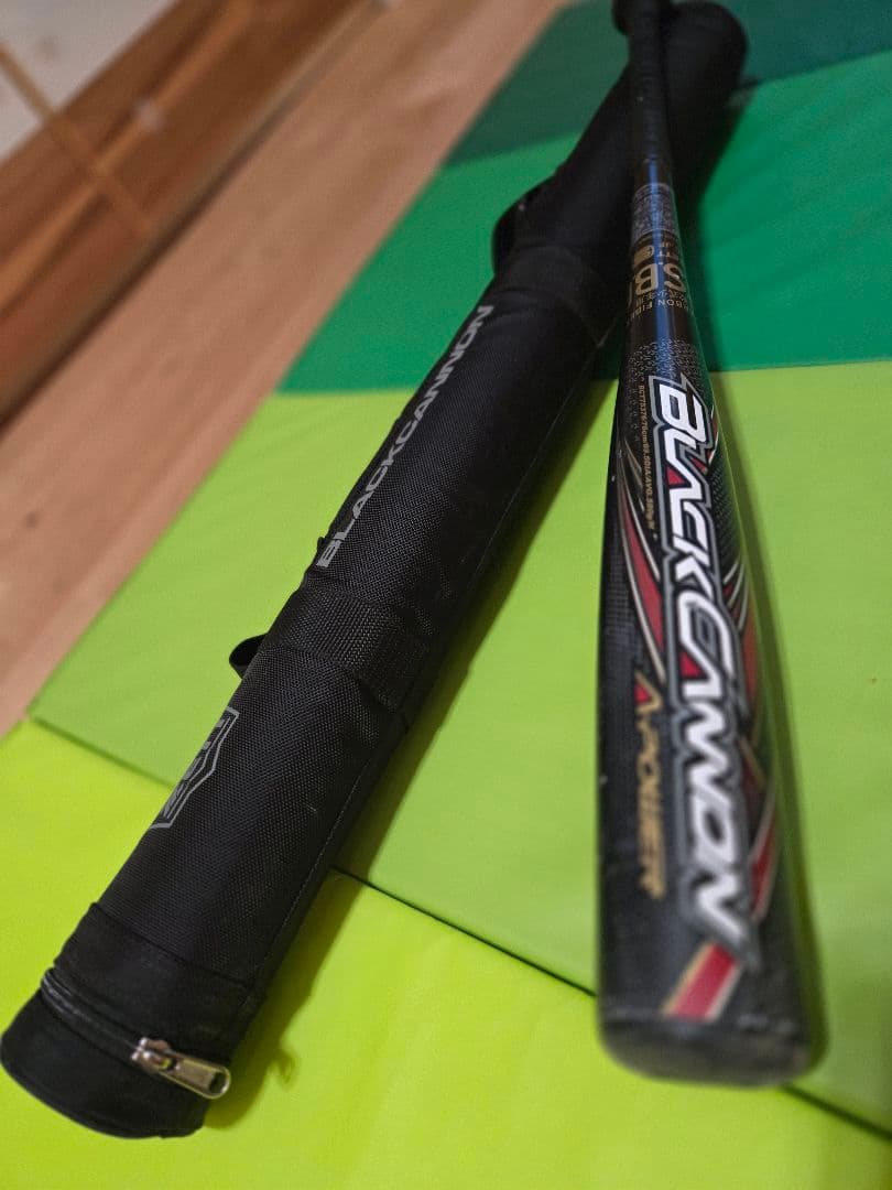 ブラックキャノン AirPower 少年軟式 76cm 580g 専用ケース付 野球 少年軟式バット ブラックキャノンGT 76cm BCT71376 | スポーツ