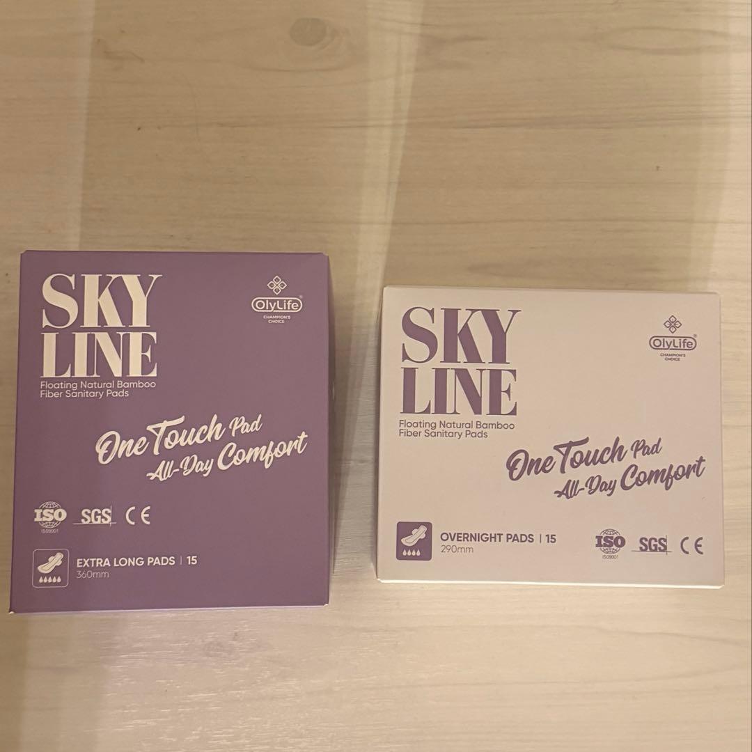 2個セット　SKY LINE 生理用ナプキン　オリーライフ