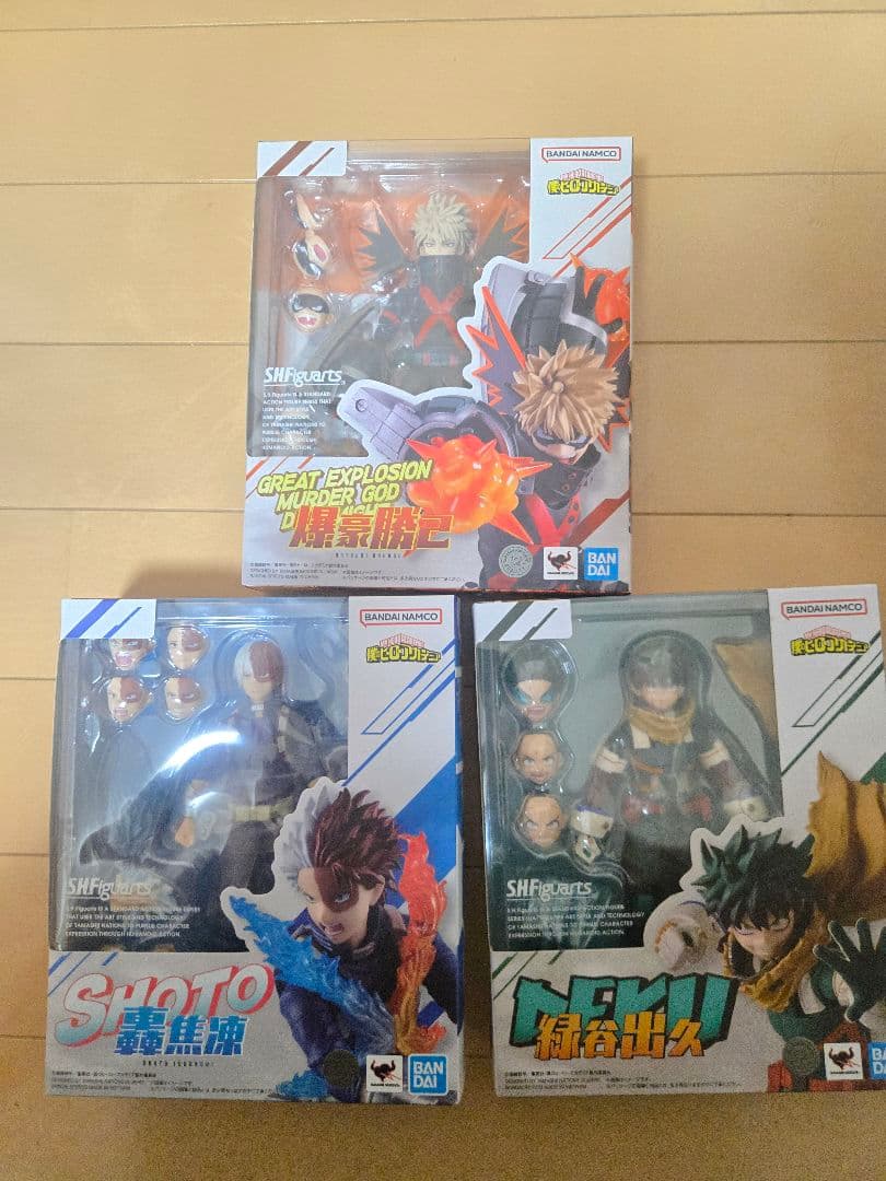 僕のヒーローアカデミアフィギュアーツ3体セット BANDAI（バンダイ） 送料無料◇Adokenette 僕のヒーローアカデミア 3種