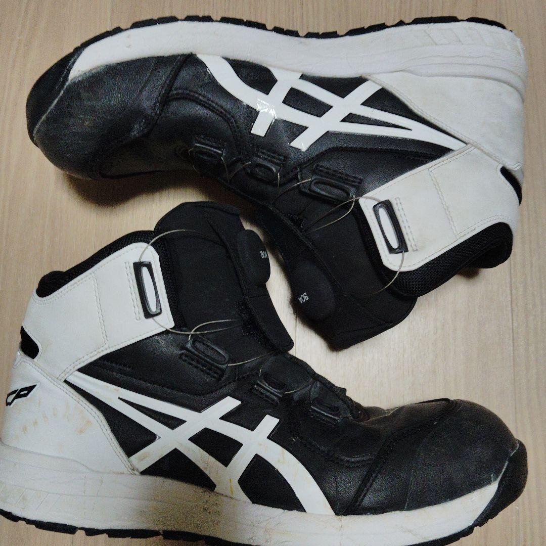 ASICS BOA安全靴 ブラック/ホワイト