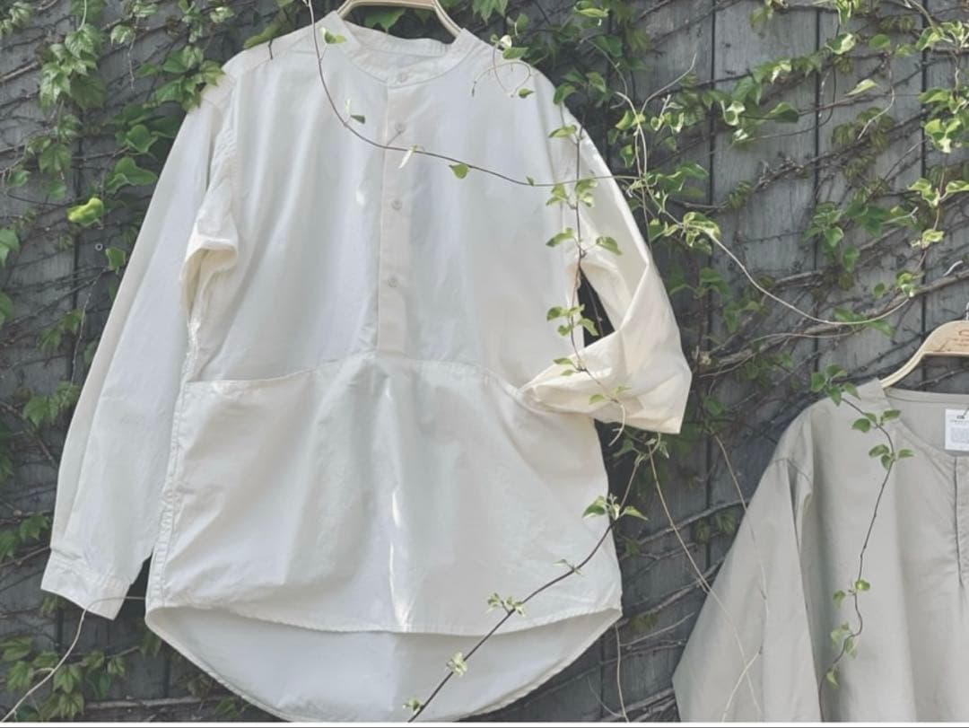 garage green works ⿻ ロングシャツ ガーデニング ナチュラル - メルカリ