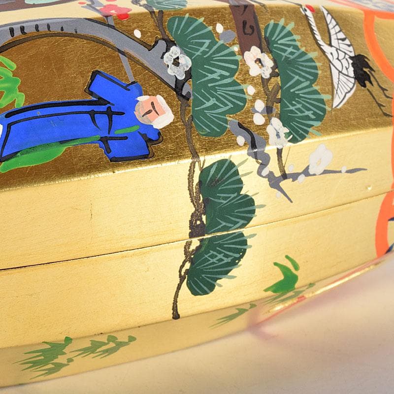 茶道具 中村湖彩作 金蒔絵 ふりふり 香合 共布共箱 V R8059 - メルカリ