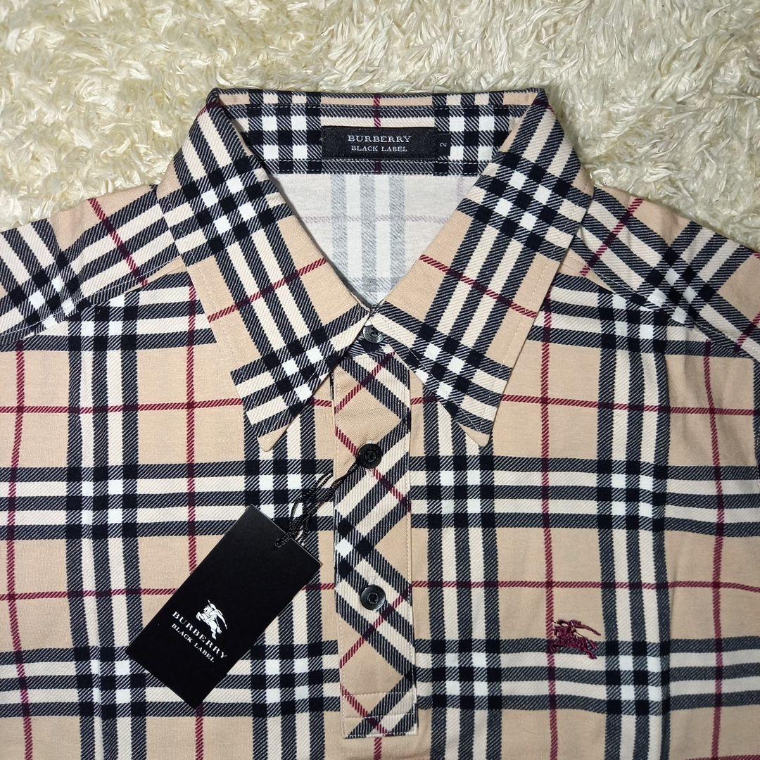 バーバリー ブラックレーベル ノバチェック ポロシャツ サイズ2(M) 未