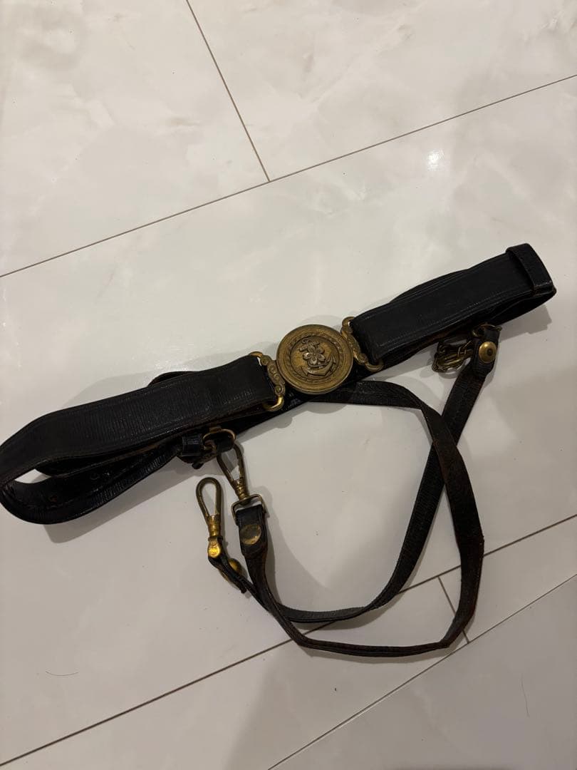 希少品　激レア　旧海軍　金ベルト　刀装具　当時物　時代物　戦争　陸軍　帝国　骨董