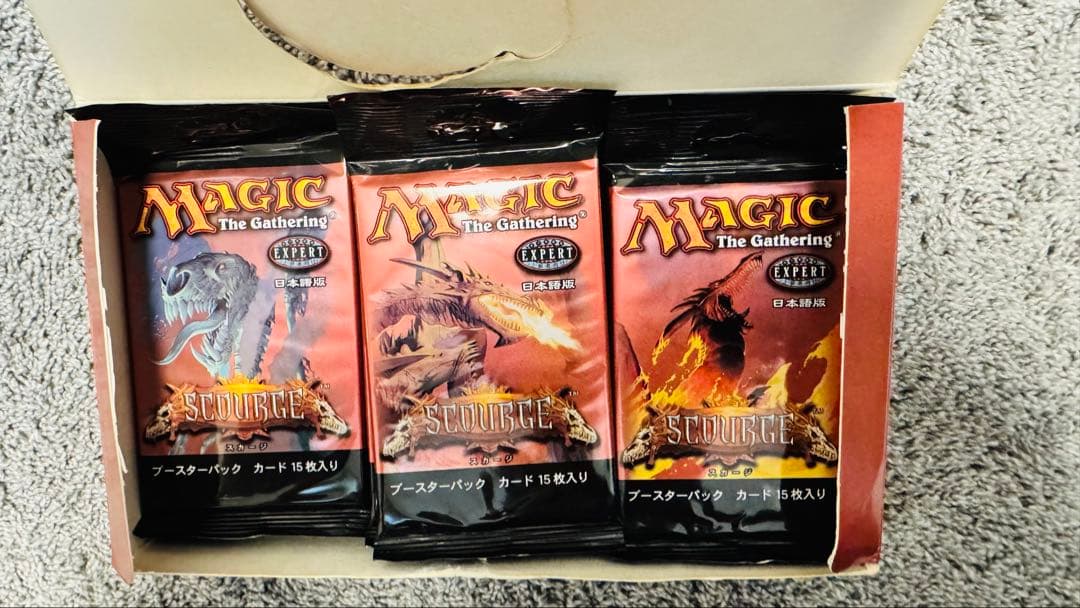 MTG スカージ 未開封パック 30パック 箱付き - メルカリ