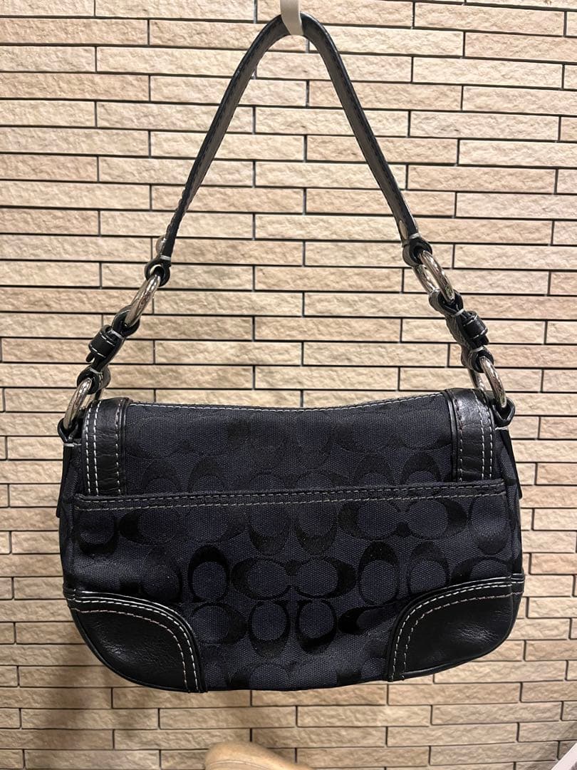 COACH】コーチ ワンショルダー シグネチャー ターンロック y2k バッグ