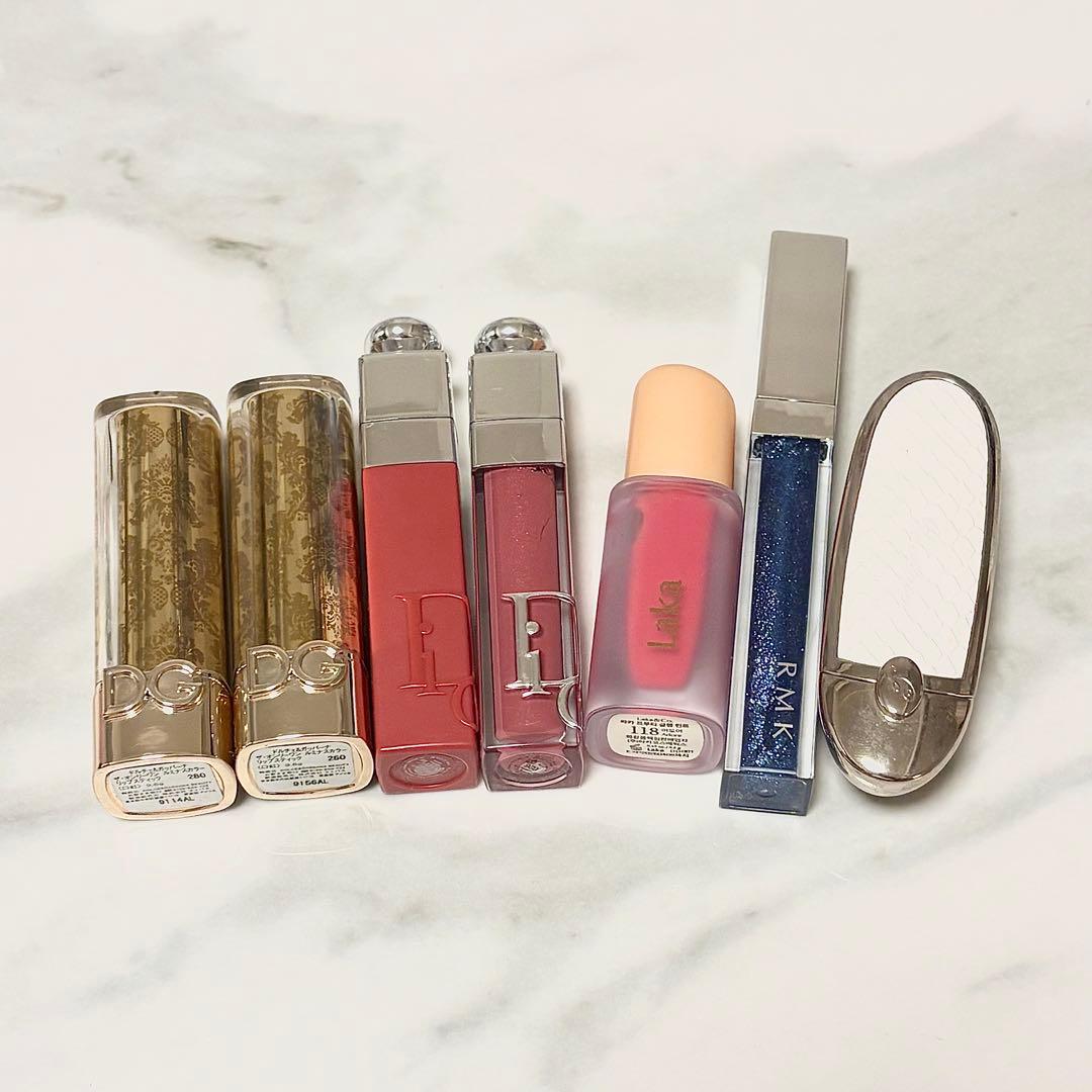 口紅 DIOR.DOLCE & GABBANA .laka.RMK.GUERLAIN