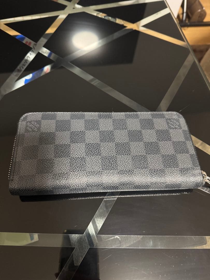 Louis Vuitton ダミエ長財布 ルイヴィトン 長財布 メンズ ダミエ グラフィット ジッピーウォレット