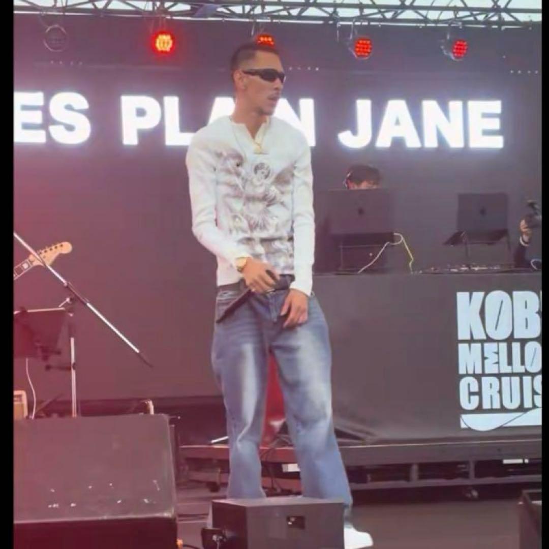 新品】 Mサイズ VALLAD ヘンリーネック サーマル ホワイト io着用